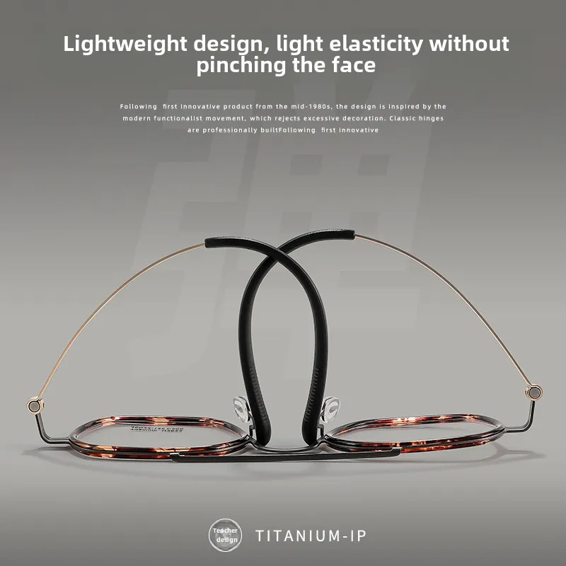 Винтажная летающая двойная лучевая оправа HawksBill мужские очки в оправе из чистого