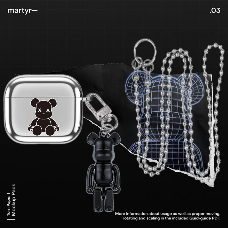 

3D модный гальванический чехол с ремешком для Airpods 1 2 3 Pro, Беспроводная Bluetooth-гарнитура, креативный чехол