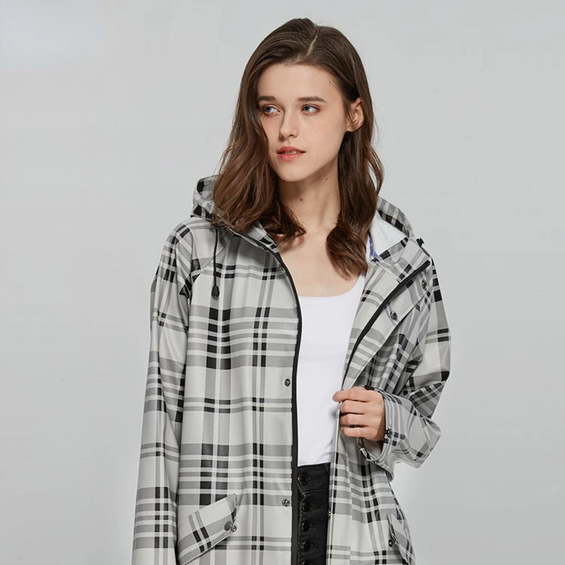 Conjoined Design Rain Poncho Pu Fabric Rain Cover Comfortable And Durable Rain Equipment