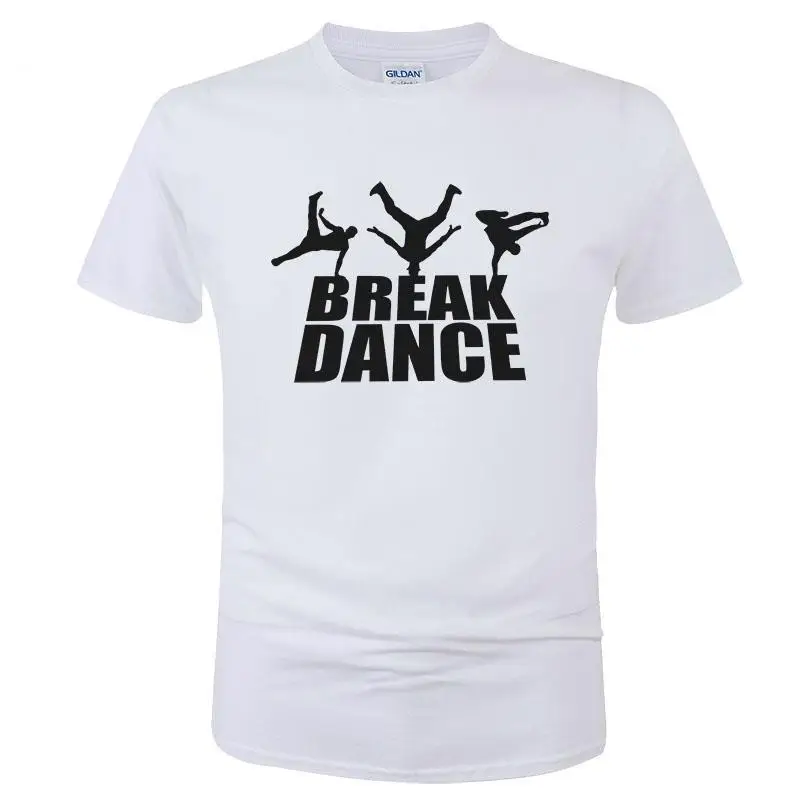 

Streetwear Punk Harajuku Hip Hop Break Dance T shirt Cotton Print Breakdance T-shirt Unisex Fashion Cool Street dance Tees C16