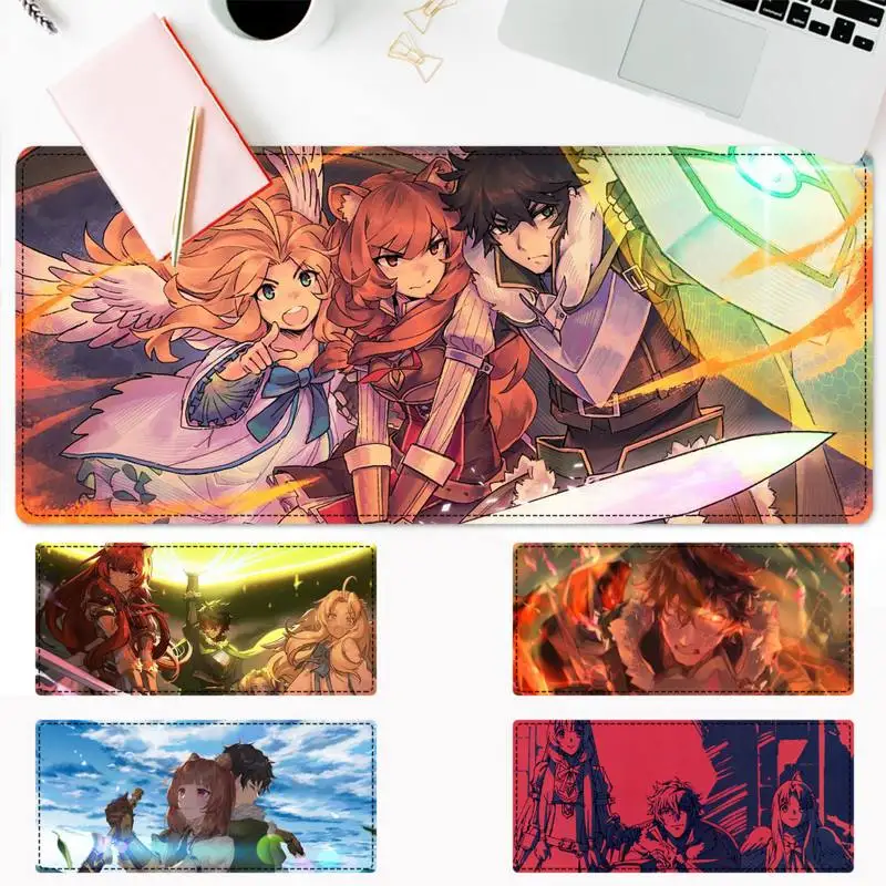

Wholesale The Rising of the Shield Hero Gaming Mouse Pad PC Laptop Gamer Mousepad Anime Antislip Mat Keyboard Desk Mat For CS GO