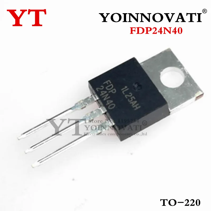 

10PCS FDP24N40 24A 400V 24N40 TO-220 IC Best quality.