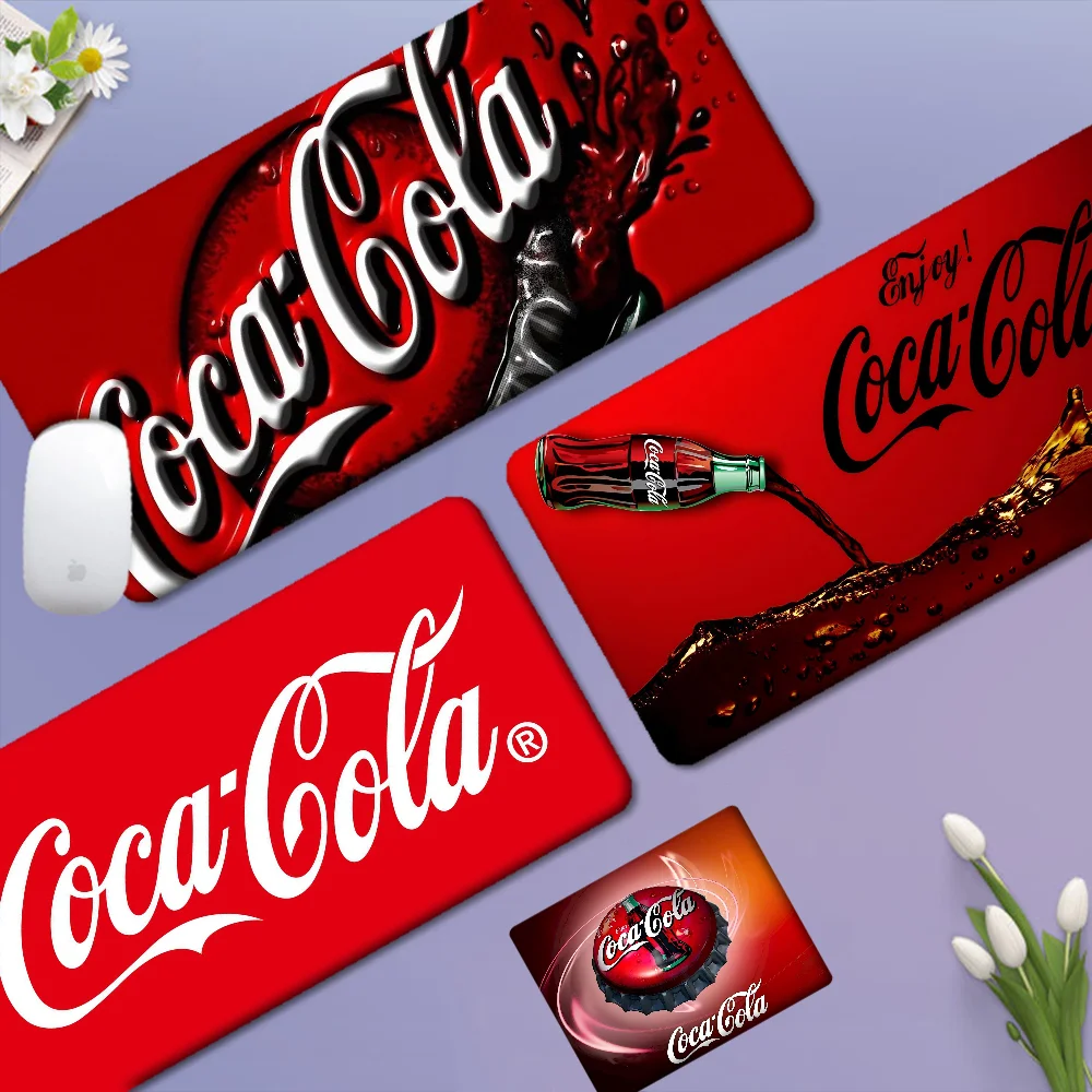 C-Coca_C-Cola New Arrivals large gaming mousepad L XL XXL gamer mouse pad Size for Keyboards Mat Mousepad boyfriend Gift