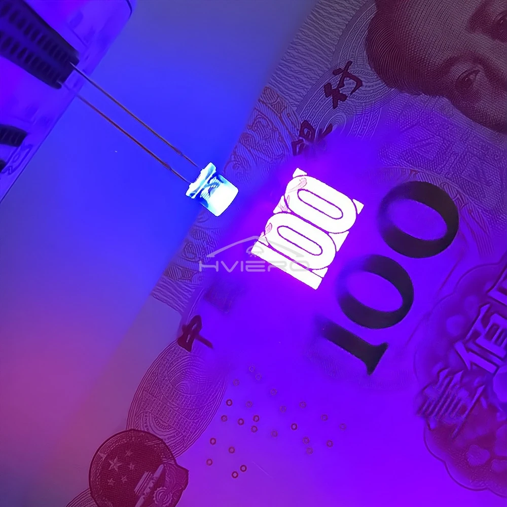 Светодиодные лампы HVIERO 10 шт., 5 мм, белый, желтый