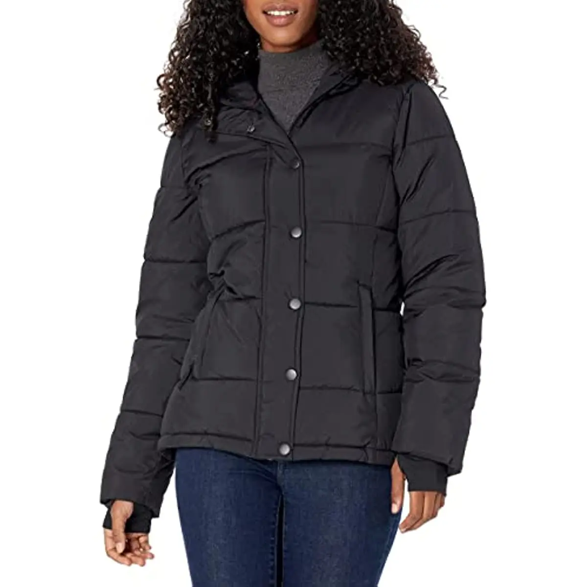 

Women's Heavyweight Long-Sleeve Hooded Puffer Coat (Available in Plus Size)
