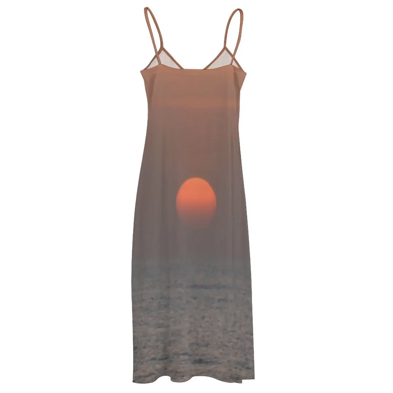 Платье без рукавов Saharan Dust Cloud Sunrise элегантные платья больших размеров свободное