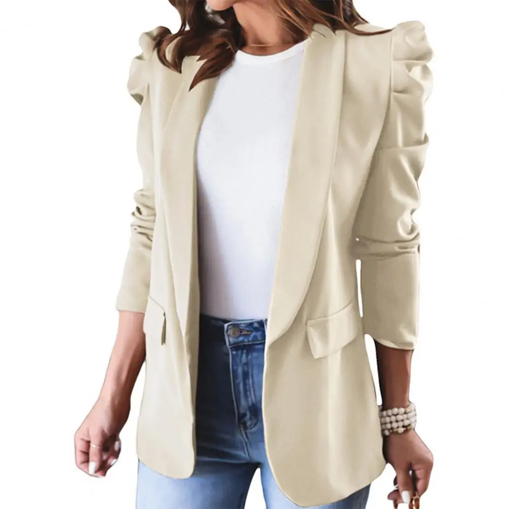 

Temperament Breathable Lady Lapel Business Blazer Suit Coat Outerwear