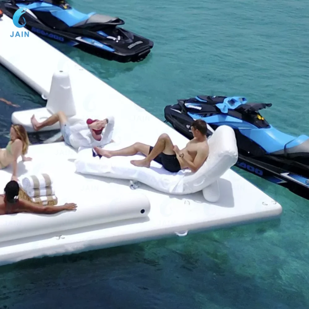 Плавающий бассейн для комфортного отдыха с ультрамягкой подушкой JAIN надувной