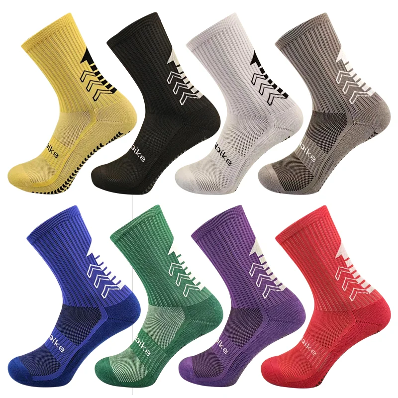 [SUNBIKE] Anti Slip Football Socks Breathable Men Sports Soccer Socks Cycling Outdoor