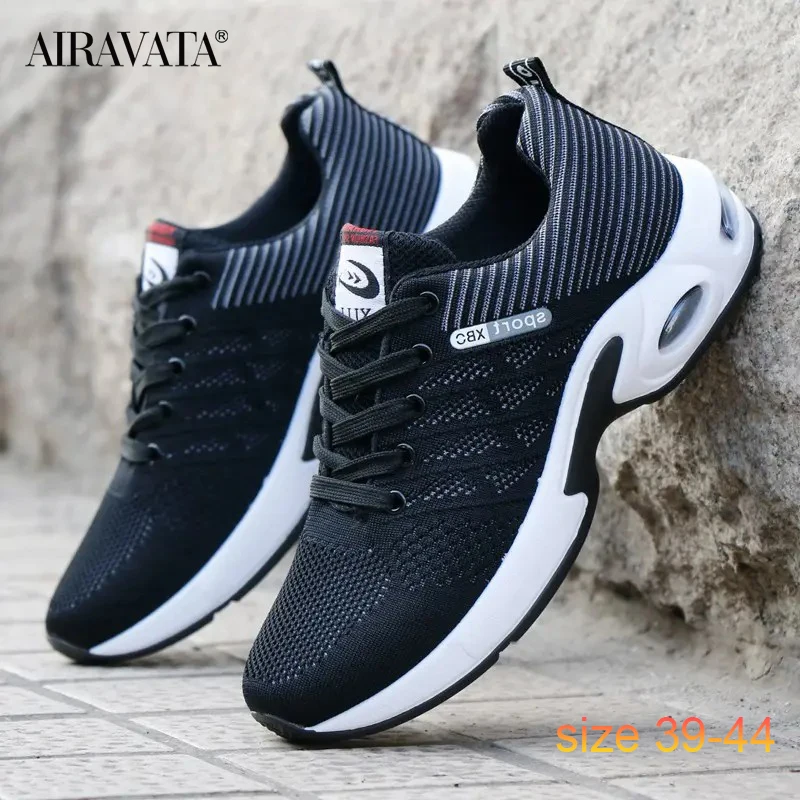 Men Running Shoes Breathable Non-slip Sneakers Air Cushion Comfortable Sports Casual Sneakers