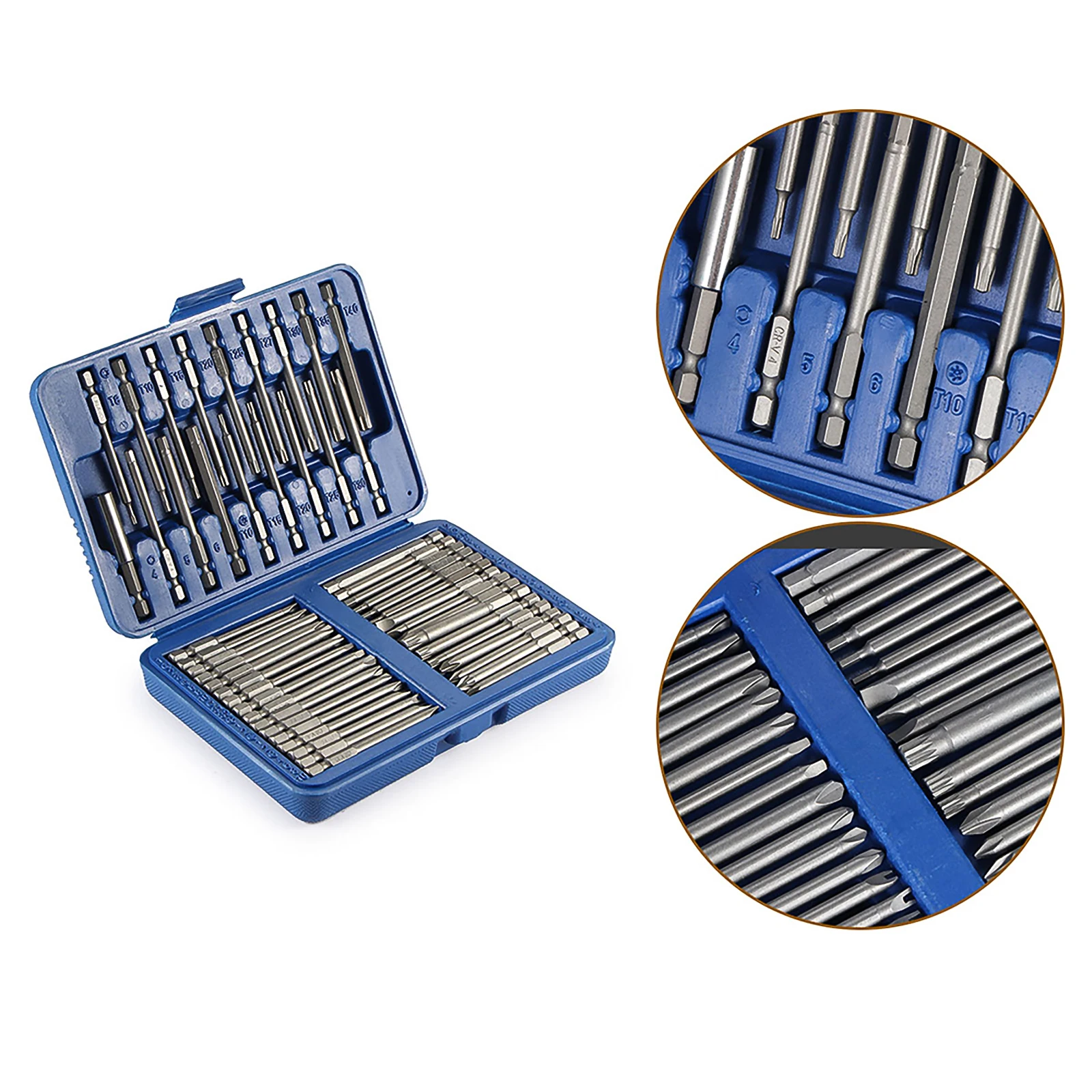 

Набор насадок для отвертки с магнитной трещоткой, длинные насадки для электрической отвертки в коробке, безопасные насадки из хромованадиевой стали 1/4