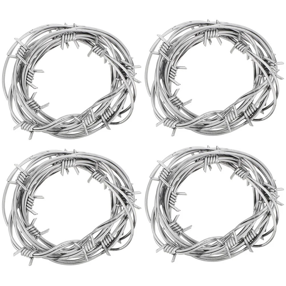 

Apparel Barbed Wires Ornaments Western Party Decor Artificial Haunted House Props Fake Halloween Decorations