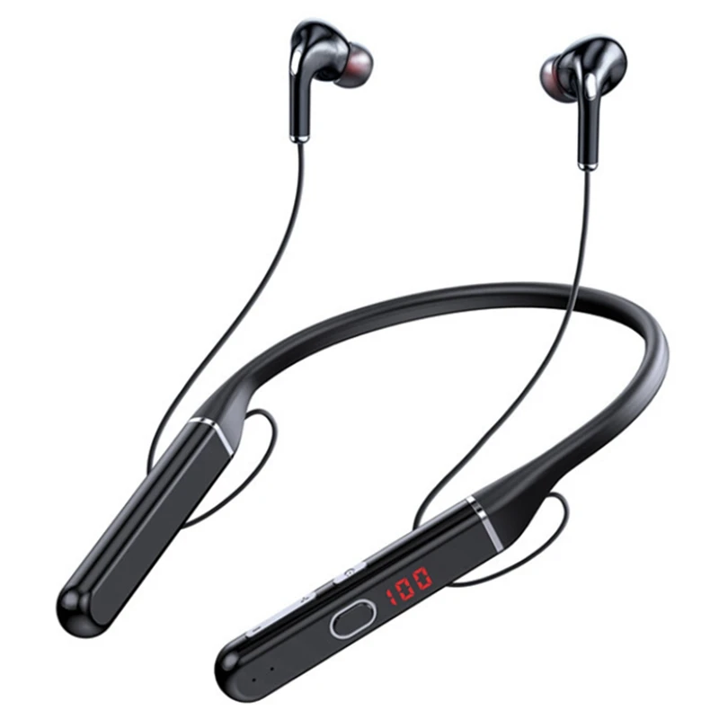 

100 Hours Bluetooth Earphones Stereo Wireless Bluetooth Headphones Neckband Noise Cancelling Sports Running Headset,S650