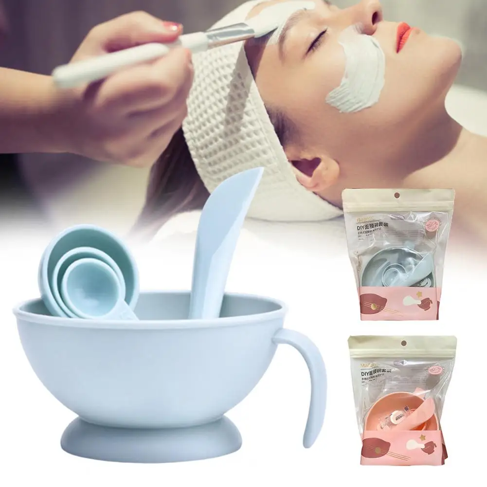 

Masque Waxing Bowl 1 Set Safe Perfect Matching Comfortable Touch Silicone Facial Masque Tools for Women