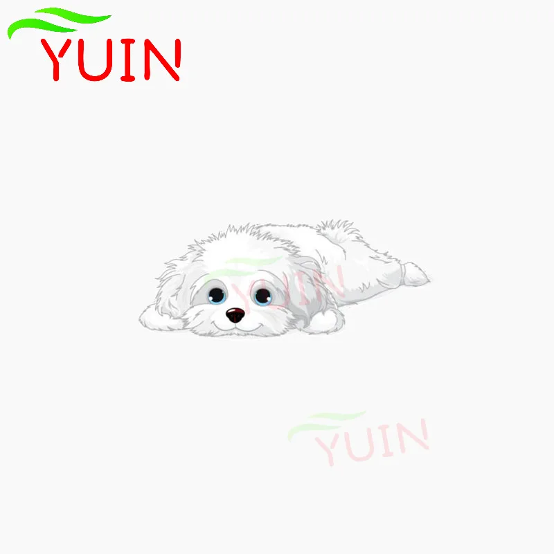 

Cute Havanese Puppy Car Sticker Animal Dog Decals Fashion PVC Decoration Cars Accessories High Quality Waterproof Decal 12*5cm