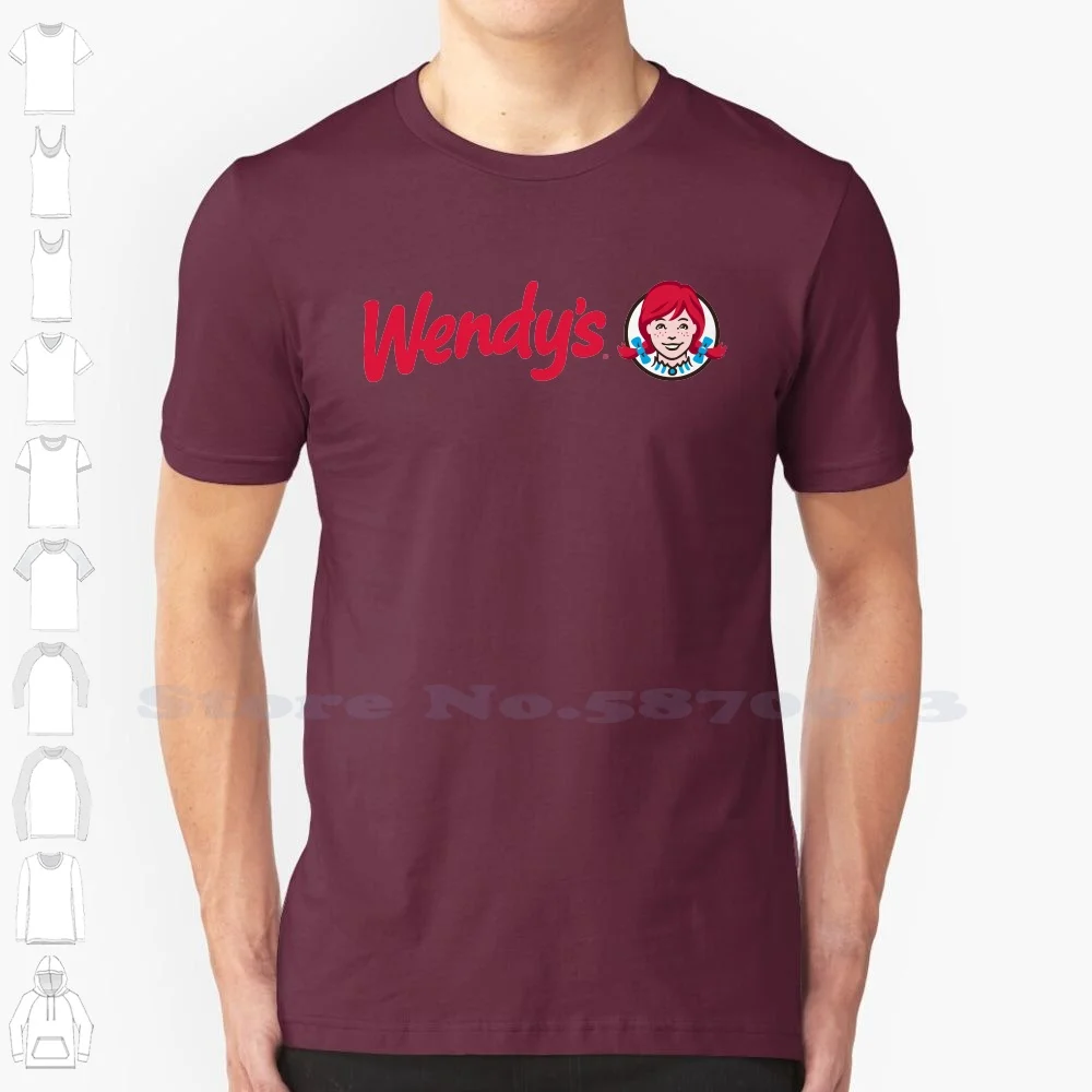 

Wendys Logo Brand Logo 2023 Streetwear T Shirt Top Quality Graphic Tees