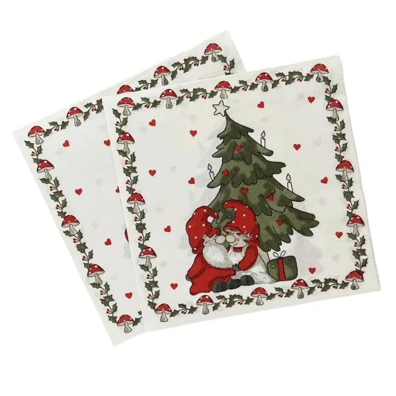 

10/20 шт., бумажные подставки для рождественской елки