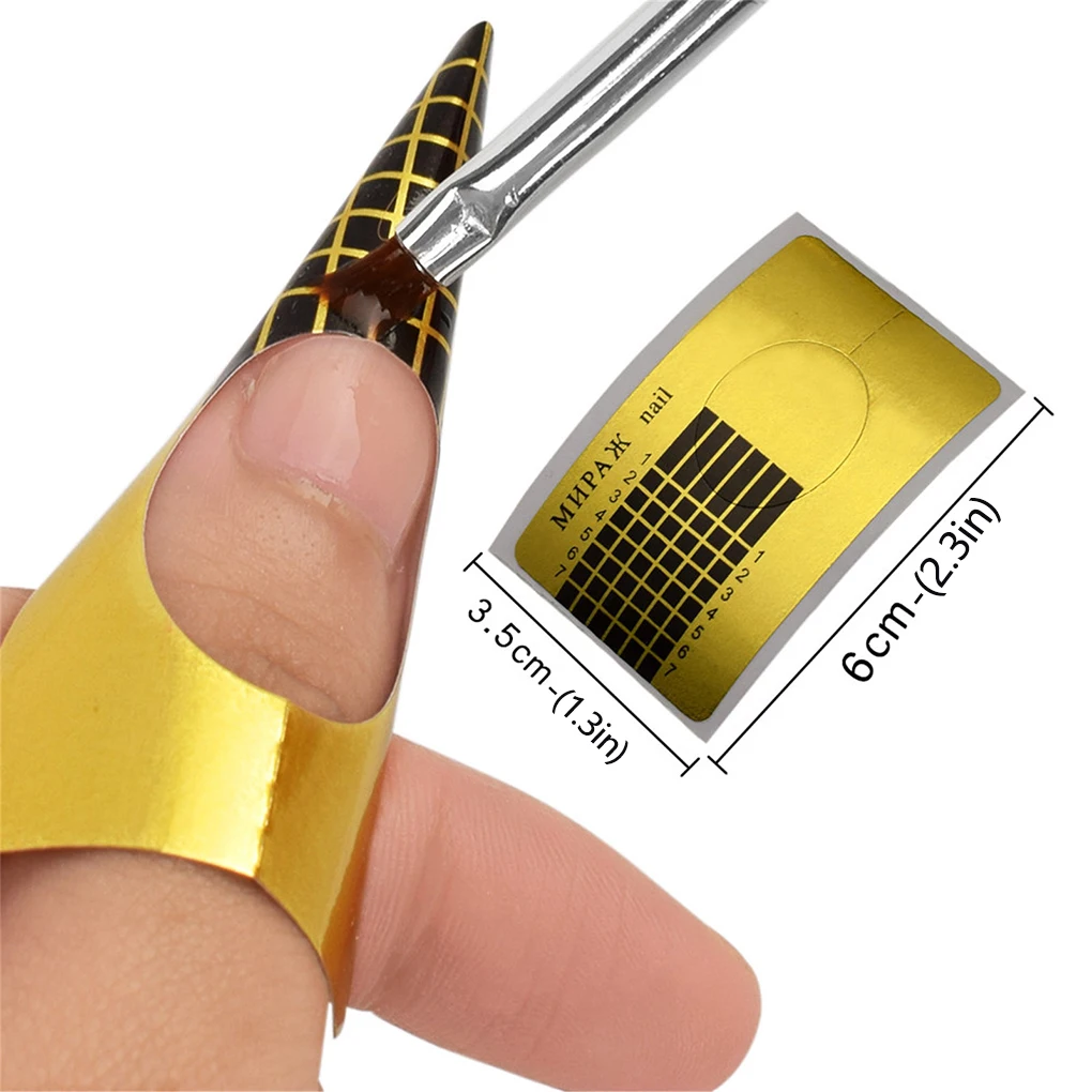 

Наклейки для наращивания ногтей в форме подковы, 200 шт.