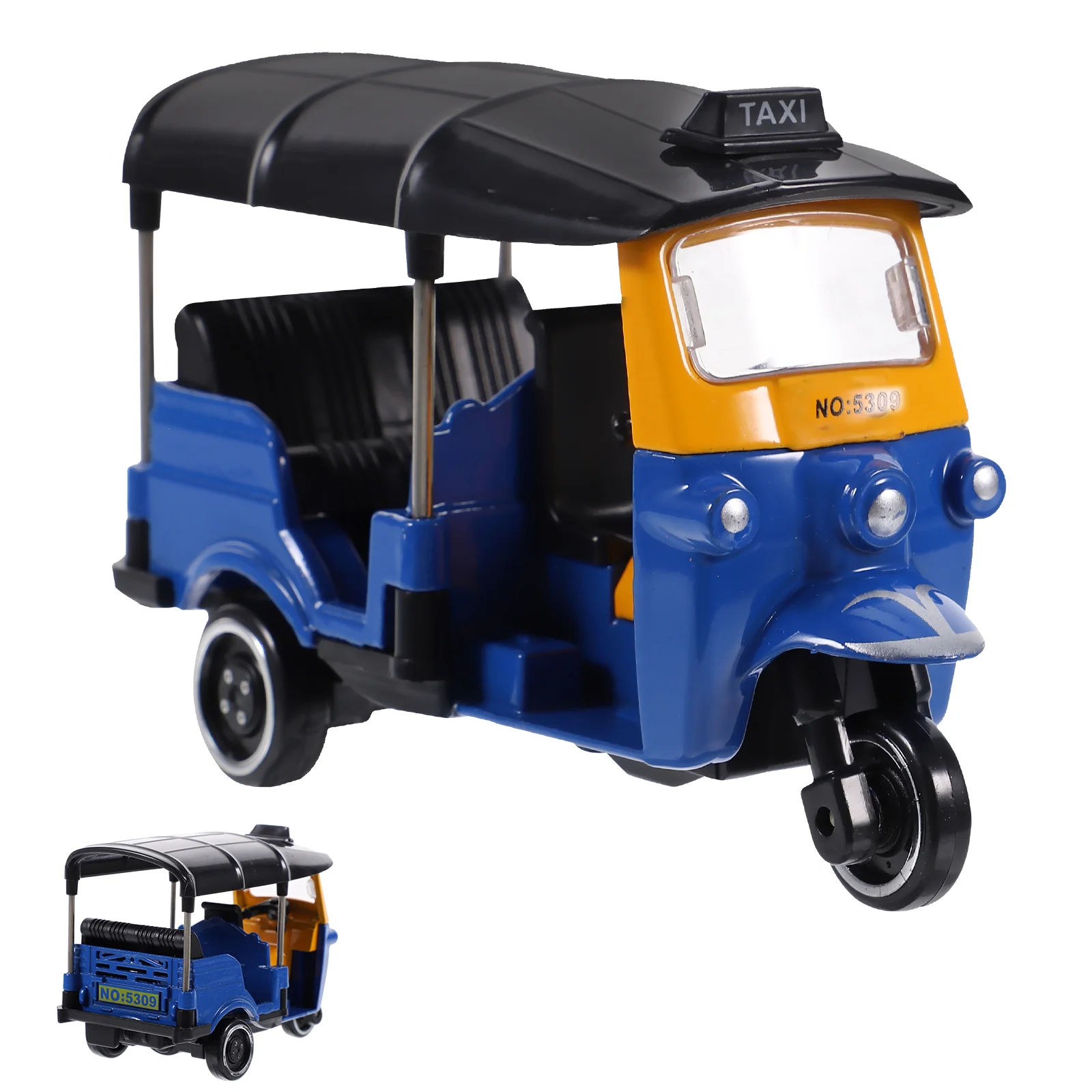 Набор игрушек из сплава тайский трехколесный велосипед ретро-модель автомобиля