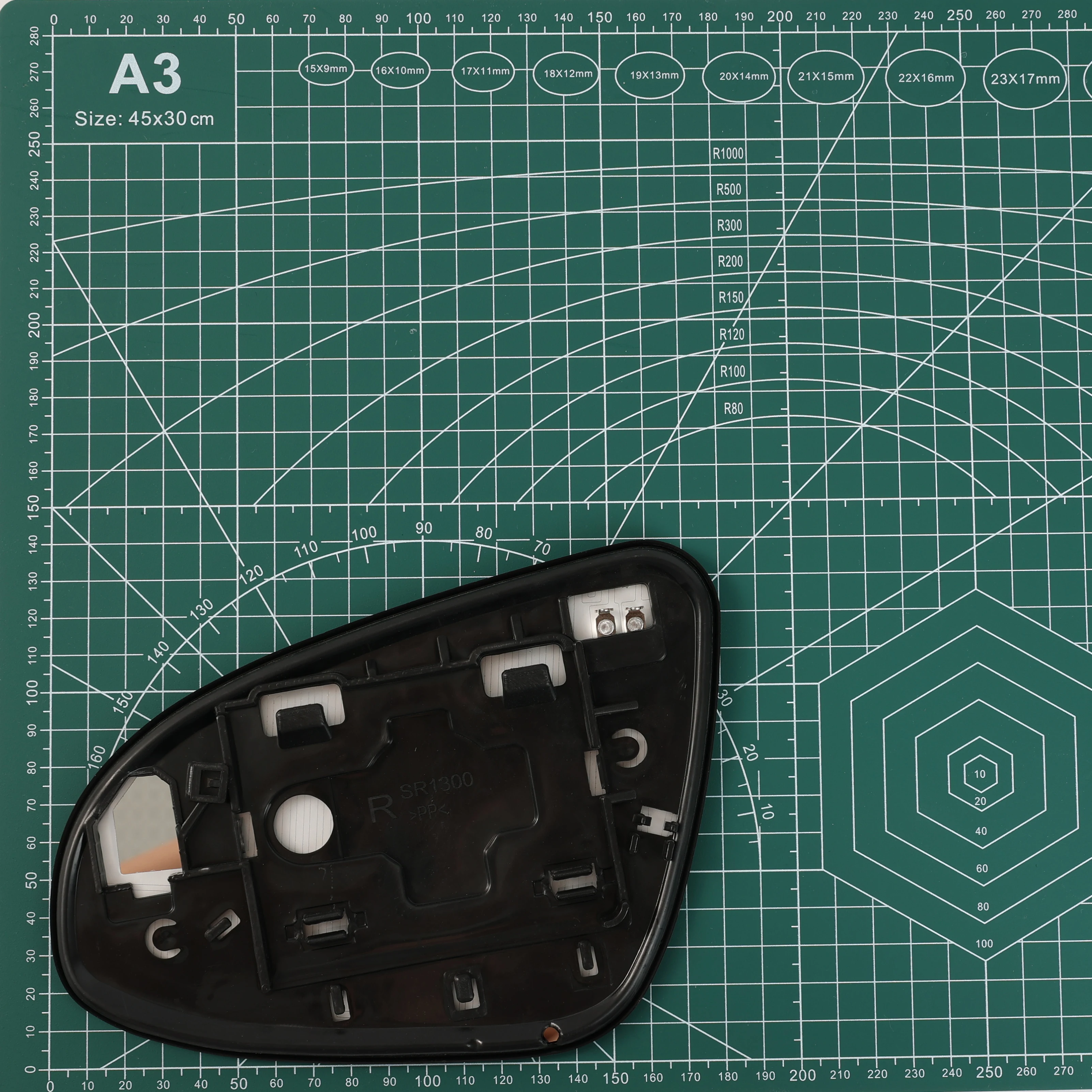 1 шт. широкоугольное зеркало со стороны пассажира заднего вида белые линзы с