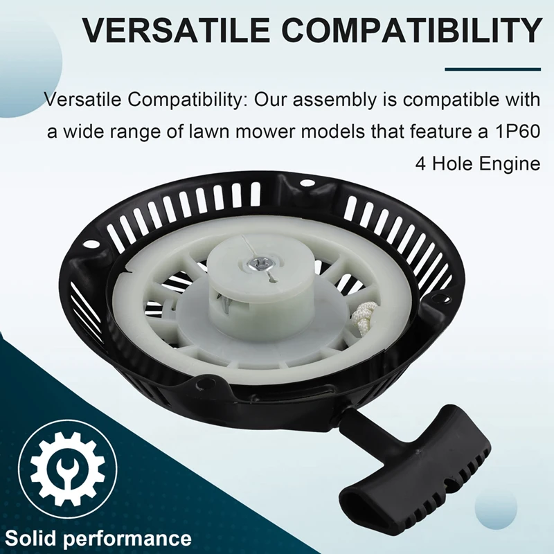 AT35 Pull Starter стартер старт газонокосилки в сборе для 1P60 4 отверстия детали двигателя