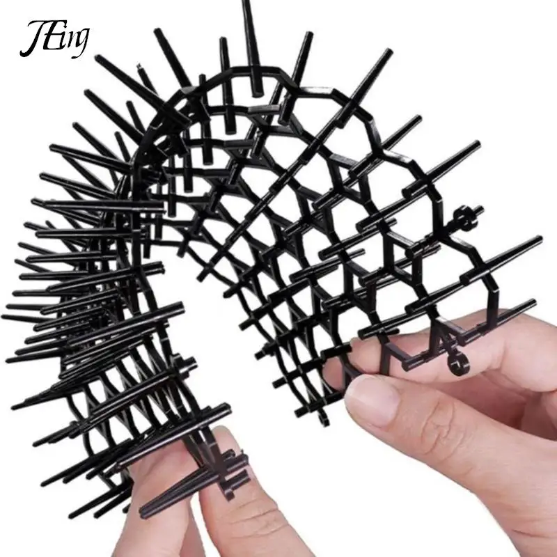 

Садовые коврики для кошек, защитный коврик для кошек и собак с колючьими полосками, безопасный пластиковый Спайк 15,5 см * 20 см 12 шт./компл.