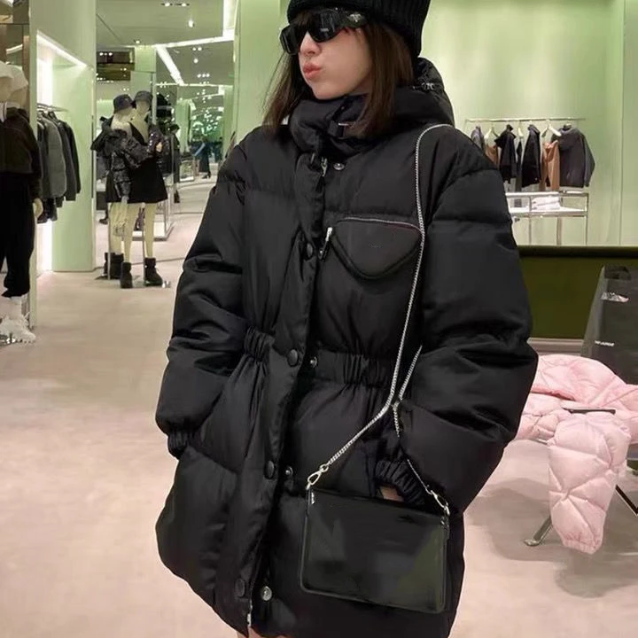 

Однотонный простой пуховик с вышивкой для мужчин и женщин, новинка на осень и зиму, бархатная толстая пуховая куртка