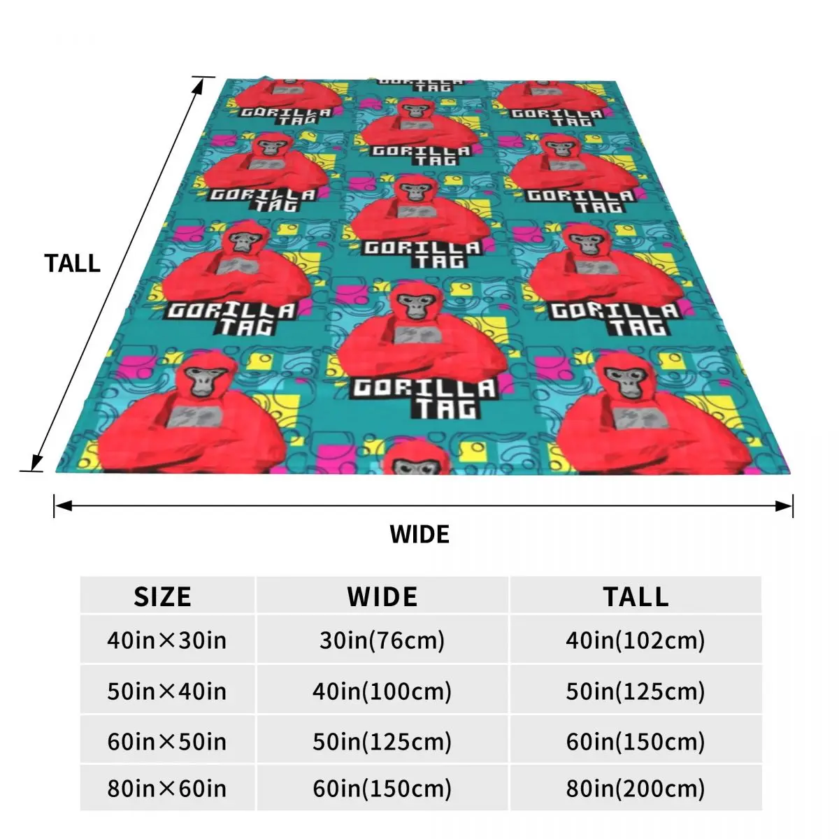 Одеяла Gorilla Tag Cools красные 4 теплые фланцевые одеяла мягкое и удобное одеяло для