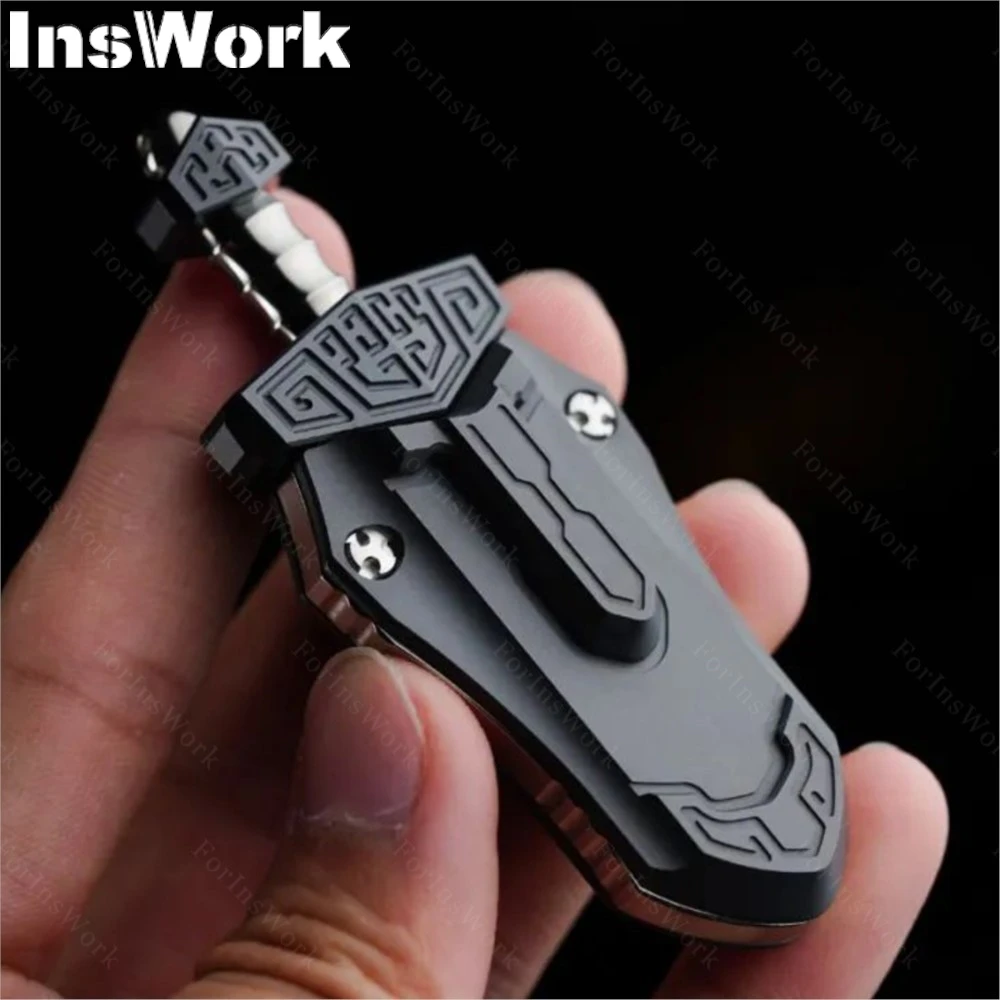 АКЦИЯ WANWU Taia Sword Oil Slick Циркониевый механический магнитный слайдер Металлические