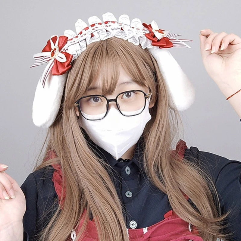 

Женская плиссированная Кружевная повязка на голову с карнавалами