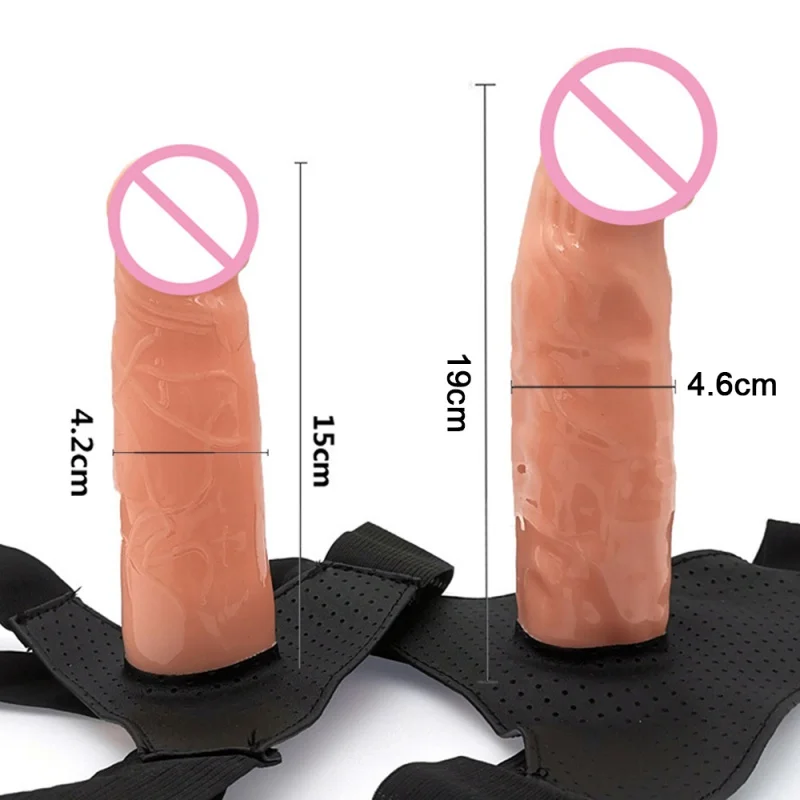 

Мужские ремешки на фаллоимитатор трусики носимый полый пенис удлиненный рукав страпон ремень для мужчин секс-игрушки для женщин геев