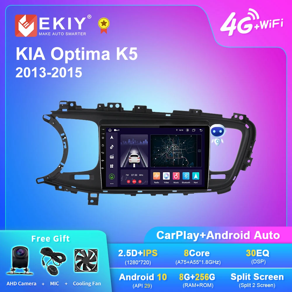 

EKIY X7 Android Car Radio For KIA Optima K5 2013-2015 Navigation GPS 1280*720 DSP Carplay Multimedia Player Auto Stereo No 2din