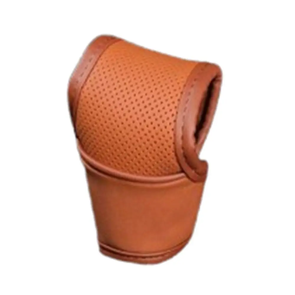 

Универсальный автомобильный чехол для переключения передач, натуральная кожа, нескользящие чехлы на ручку переключения передач, удобная ручка, износостойкая