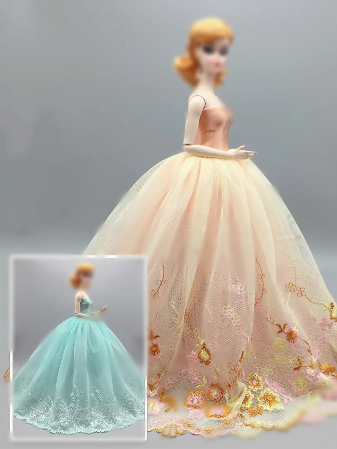 

30cm Doll Dress Fashion Clothes Handmade wedding dress for licca For Barbie Doll Accessories Baby Toys Best Girl' Gift