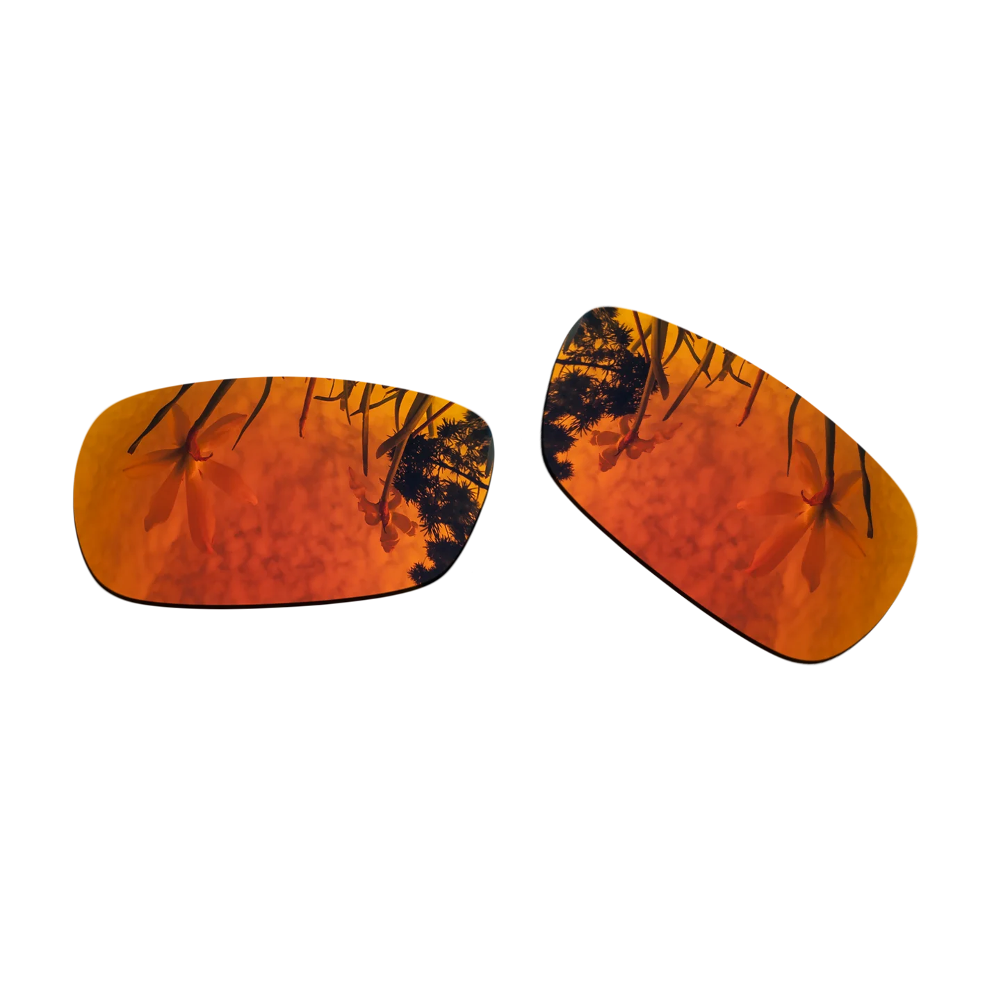 

Огненно-красные солнцезащитные очки, Сменные линзы для оправы Oakley Crosshair 2,0, 100% УФ-защита, хороший фитнес