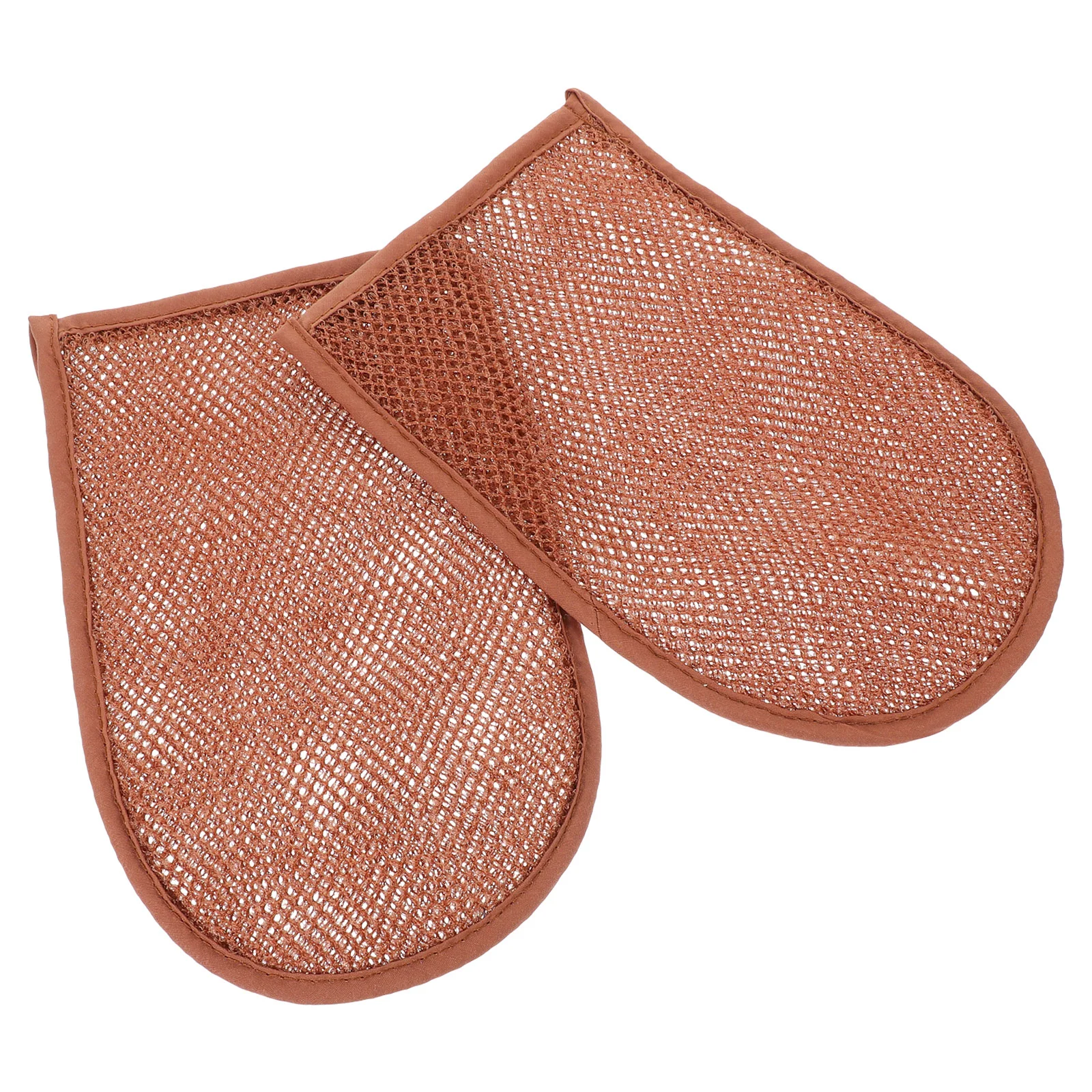 

2 Pcs Bath Towel Exfoliating Mitten Bathing Scrubber Body Thicken Exfoliator Nylon Gloves