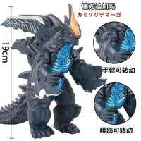 19cm large size soft rubber monster kamisori demaga action figures puppets model furnishing articles childrens assembly toys