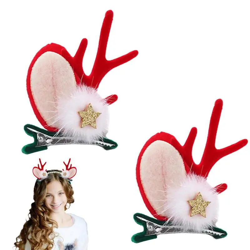 

2 шт./набор, заколки для волос в виде оленей