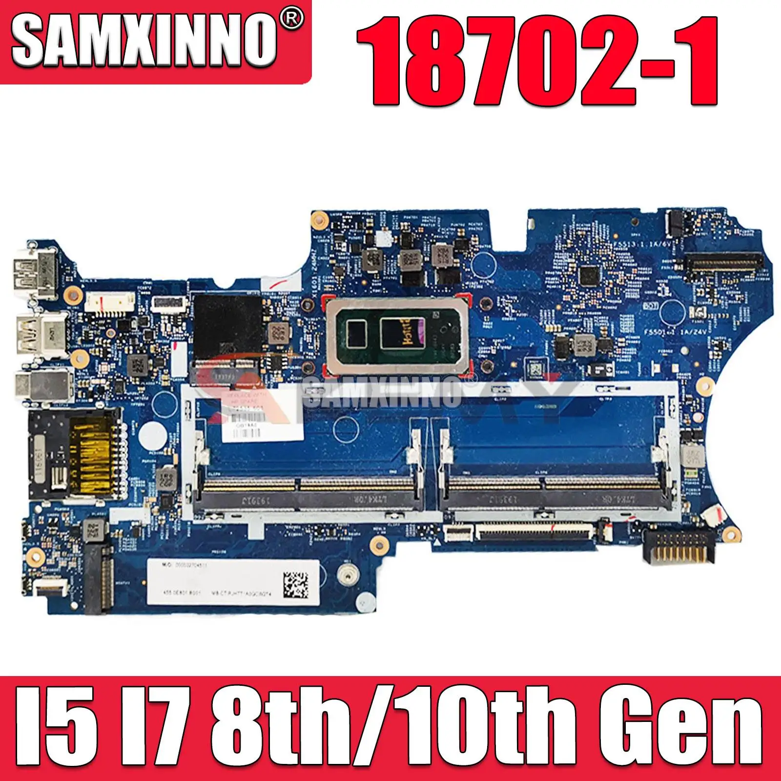 

For HP Pavilion x360 14-CD TPN-W131 Laptop motherboard I5 I7 8th or 10th Gen CPU L72535-601 L72535-001 18702-1 448.0E814.0011