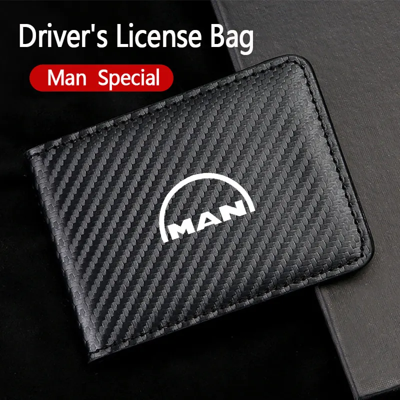 

Suitable for For MAN TGX TGM TGA TGS TGE Far Fashion Driver's License Leather Case 2-in-1 Car Driving License Wallet