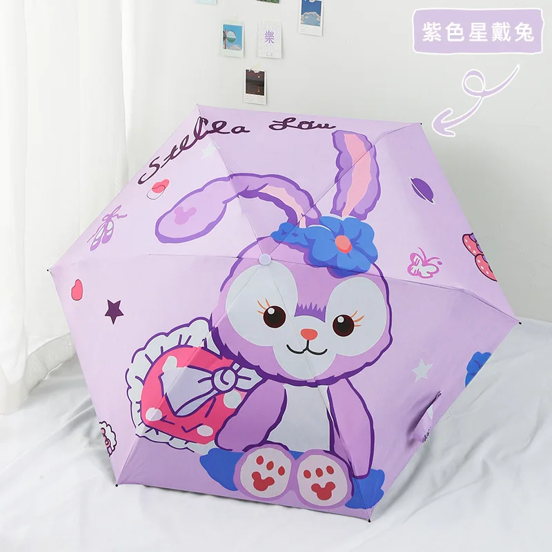 

Декоративный мультяшный Карманный Зонт с пятью звездами, зонт с защитой от ультрафиолетового излучения, Зонт от дождя и дождя, оптовая продажа