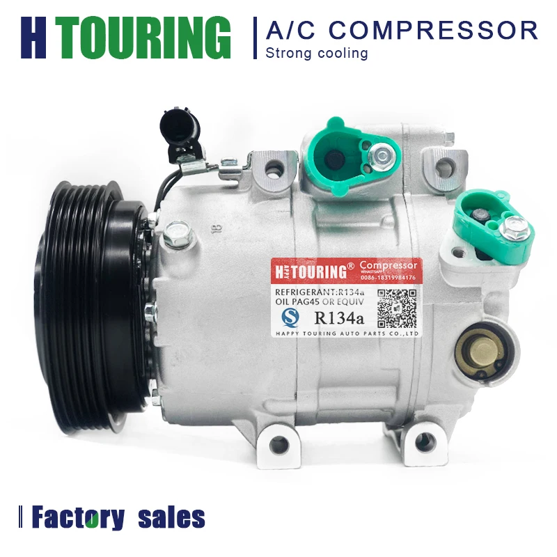 Компрессор переменного тока Hyundai Sonata Kia Optima / Amanti Santa Fe 97701-2B201 97701-3K220 97701-3K125 97701-2B100