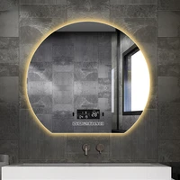 led lighted makeup mirror bathroom gold wall nordic smart mirror decoration luxury espejos decorativos de pared wall decor