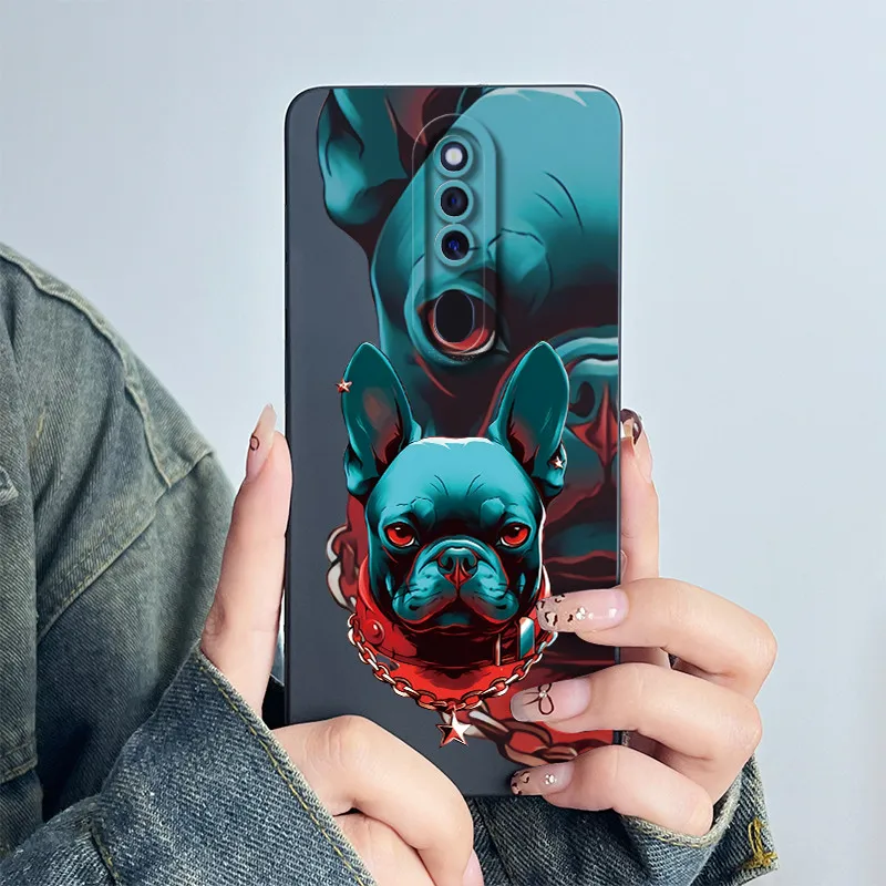 For OPPO F11 Pro Phone Case Cover CPH1969 CPH2209 CPH1987 Soft Silicone Sweet Painted Cartoon Shell Lovely Printed Coque Casing