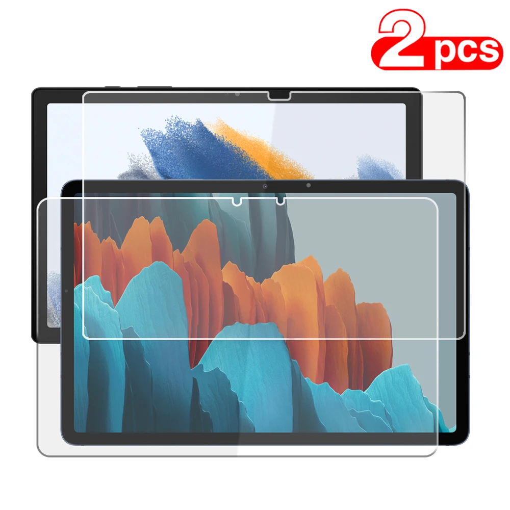 

2PCS Tempered Glass Screen Protector For Samsung Galaxy Tab A8 A7 lite A 8.0 8.7 10.1 10.5 2019 S8 S7 Plus S5e S6 10.4 11 2022