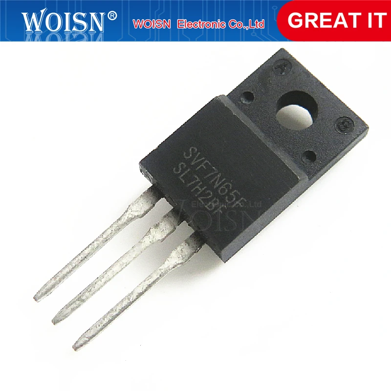 10 шт./лот SVF7N65F SVF7N60F JCS7N65FB MDF7N65B TO-220F 7A 650V | Электронные компоненты и принадлежности