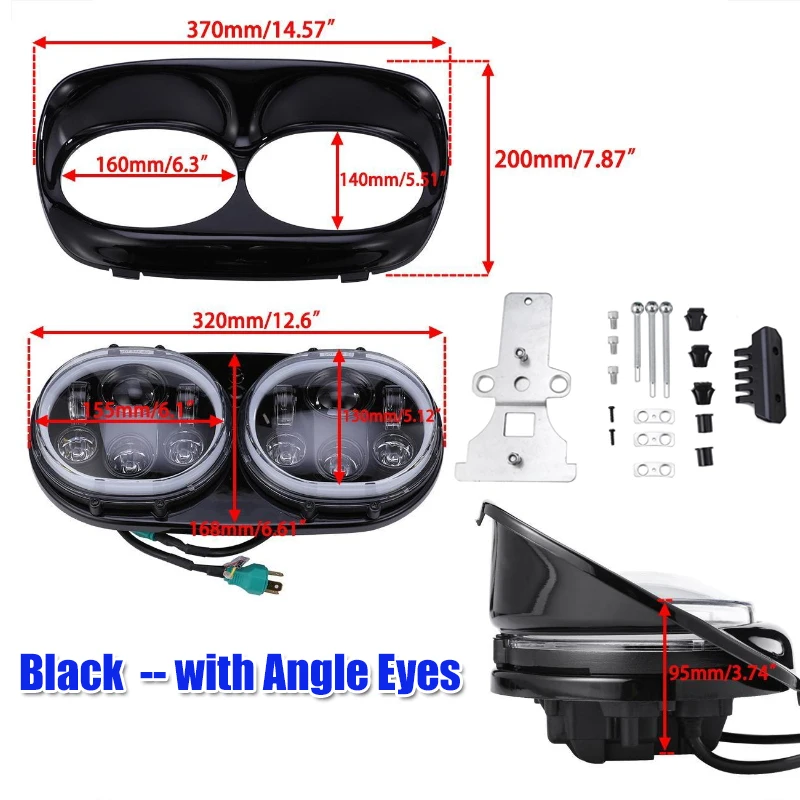 

Фары головного света для мотоцикла Harley Davidson/Harley Road Glide FLTR 2004-2013