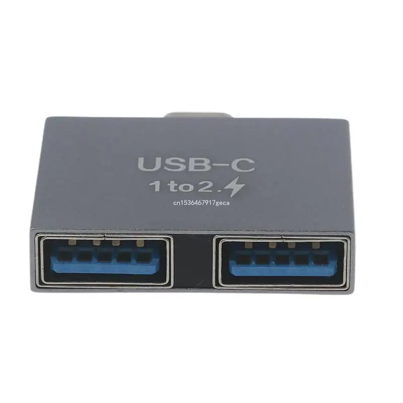Док-станция-концентратор 2 в 1 Type C USB3.0 штекер USB гнезда 10 Гбит/с Прямая поставка