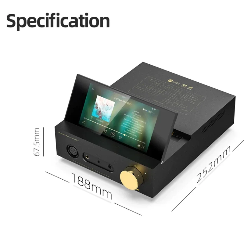 SHANLING EM7 Android 10 универсальный настольный музыкальный плеер AMP/DAC ES9038Pro чип усилитель