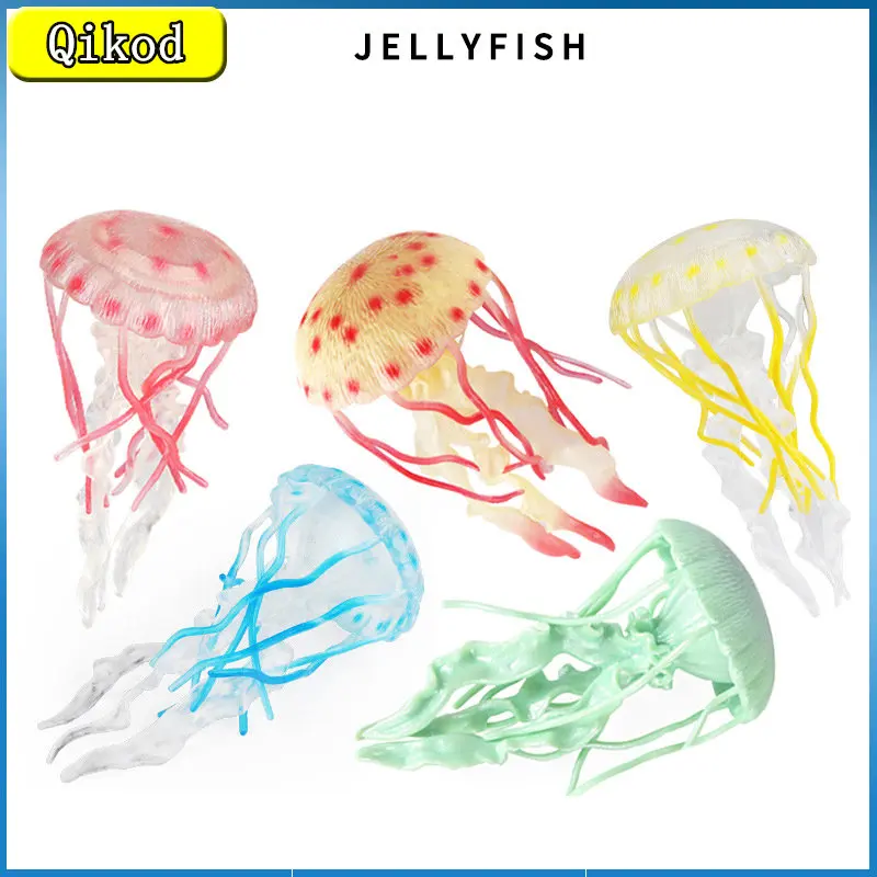 

Simulated Science And Education Jellyfish Model Crown Jellyfish Toy Animal Children's Cognitive Gift Decoration Ocean World Gift